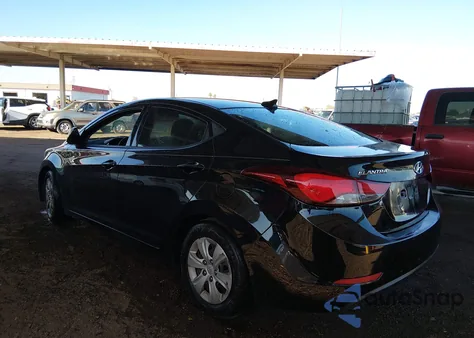 2016 Hyundai Elantra Se from USA, damaged, VIN 5NPDH4AE7GH772682
